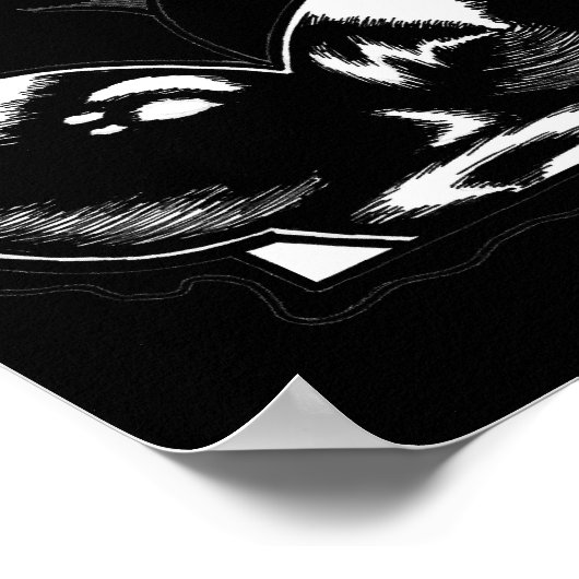 Vana DeVinyl™/Eyeballs Poster (Ecke)