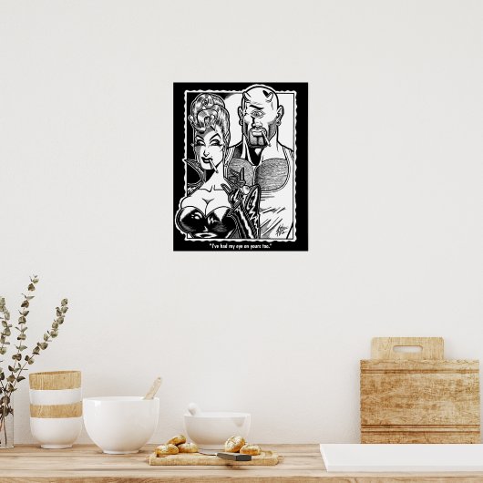 Vana DeVinyl™/Eyeballs Poster (Küche)