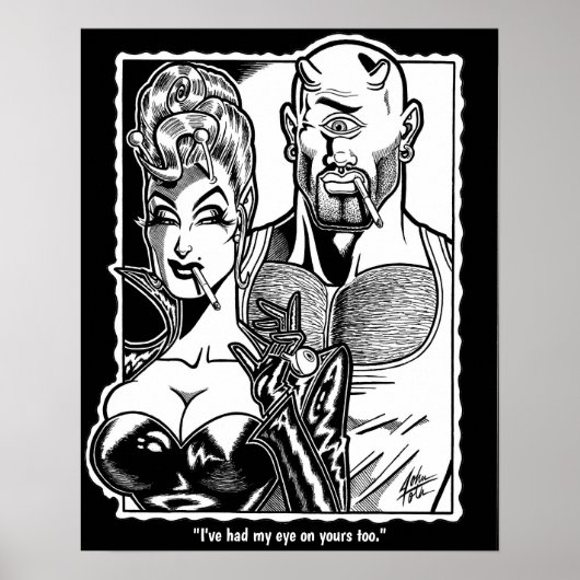 Vana DeVinyl™/Eyeballs Poster (Vorne)