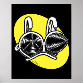 Vana DeVinyl™/Fun-Fur besetzter, Bullet BH Poster