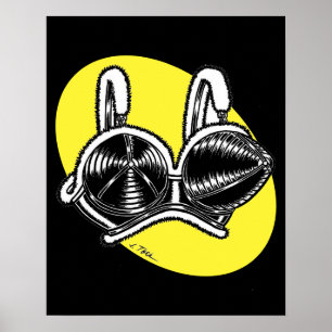 Vana DeVinyl™/Fun-Fur besetzter, Bullet BH Poster