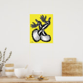 Vana DeVinyl™/Fun-Fur, PVC-Handschuhe Poster (Küche)