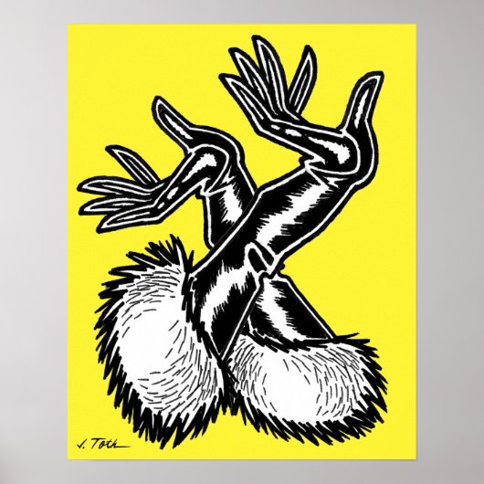 Vana DeVinyl™/Fun-Fur, PVC-Handschuhe Poster (Vorne)