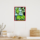 Vana DeVinyl™/Gefährliche Dame Poster (Küche)