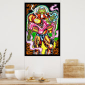 Vana DeVinyl™/Green Skinned/Carried Away Poster (Küche)