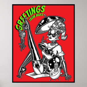Vana DeVinyl™/Grüße vom Mars Poster