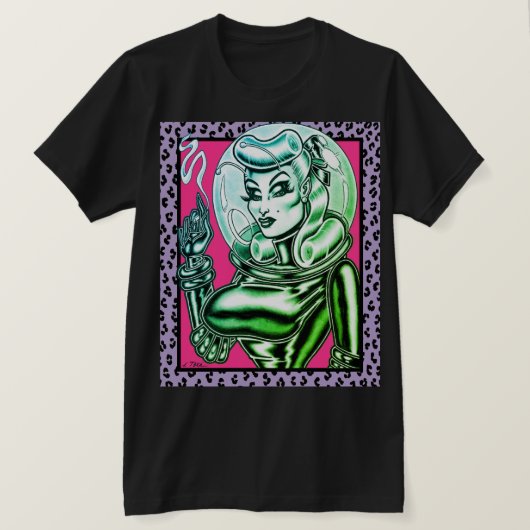Vana DeVinyl™/Gummi Spacesuit T-Shirt (Design vorne)