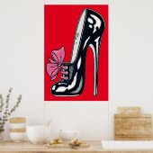 Vana DeVinyl™/High Heel With Bow Poster (Küche)
