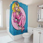 Vana DeVinyl™/Hübsch in rosa Kautschuk Duschvorhang (Beispiel)