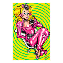 Vana DeVinyl™/Hübsch in rosa Kautschuk