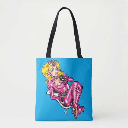 Vana DeVinyl™/Hübsch in rosa Kautschuk Tasche (Vorderseite)