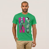 Vana DeVinyl™/Katzenrufe/Grün T-Shirt (Vorne ganz)