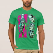 Vana DeVinyl™/Katzenrufe/Grün T-Shirt (Vorderseite)