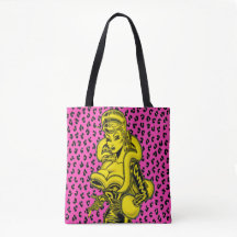 Vana DeVinyl™/Leoparden-Druck-Tasche