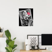Vana DeVinyl™: Neo Noir/Kuss Poster (Heimbüro)
