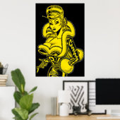 Vana DeVinyl™/PVC and Fun Fur Poster (Heimbüro)