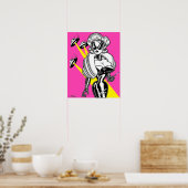 Vana DeVinyl™/UFOs und Glamour Poster (Küche)