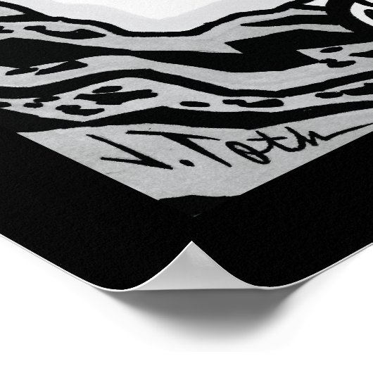 Vana DeVinyl™/weg Poster (Ecke)