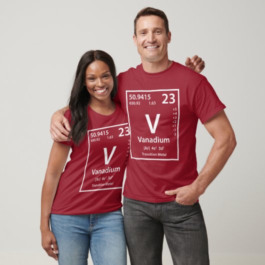 Vanadium-Element (weiß) T-Shirt (Unisex)