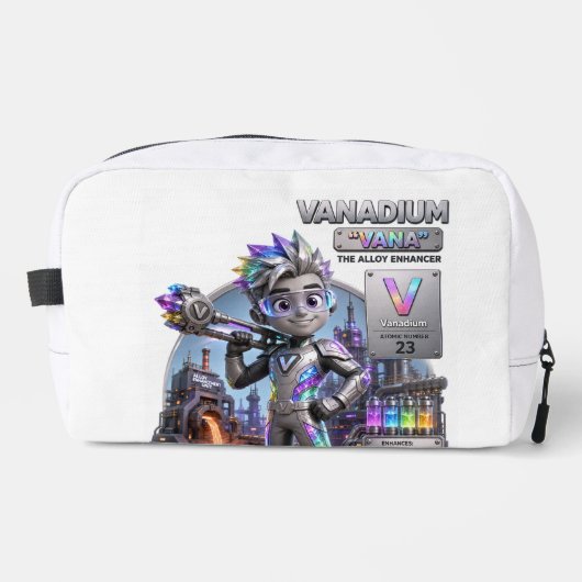 Vanadium "Vana" Toilettentaschen Waschbeutel (Vorderseite)