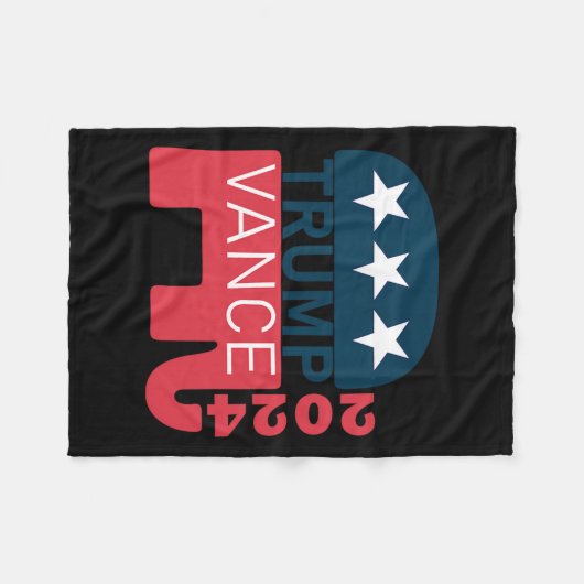 Vance 2024 Präsident wählen Usa Wahlmaga Fleecedecke (Vorderseite (Horizontal))
