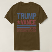 Vance 2024 Retro JD Vance T-Shirt (Design vorne)