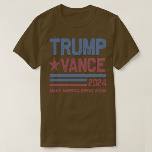 Vance 2024 Retro JD Vance T-Shirt (Design vorne)