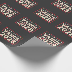 Vance 2028 für die Präsidentenwahl Trump Republika Geschenkpapier