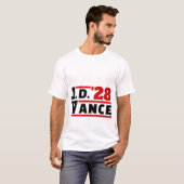 Vance 2028 JD Vance 2028 Präsidentenwahl 2024 T-Shirt (Vorne ganz)