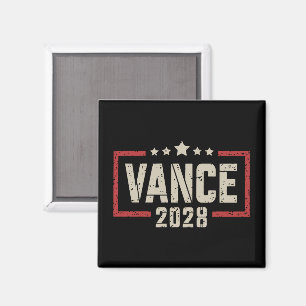 Vance 2028 Präsident Wahlkampagne US-Flagge Magnet