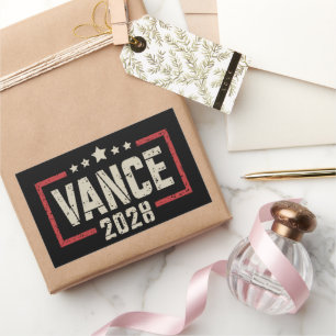 Vance 2028 Präsident Wahlkampagne US-Flagge Rechteckiger Aufkleber