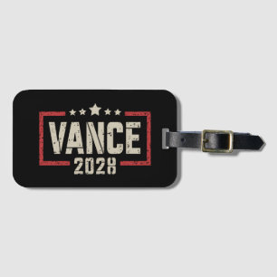 Vance 2028 Präsidentschaftswahlkampagne unter US-F Gepäckanhänger