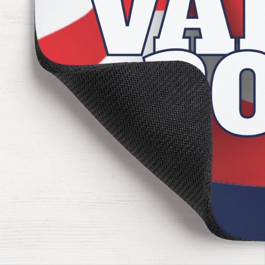 Vance 2028 Text With Flag and Bald Eagle Mousepad (Ecke)