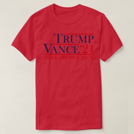 Vance 24 Amerika zurück nehmen T-Shirt (Design vorne)