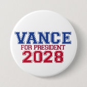 Vance for President (varsity) Button (Vorderseite)