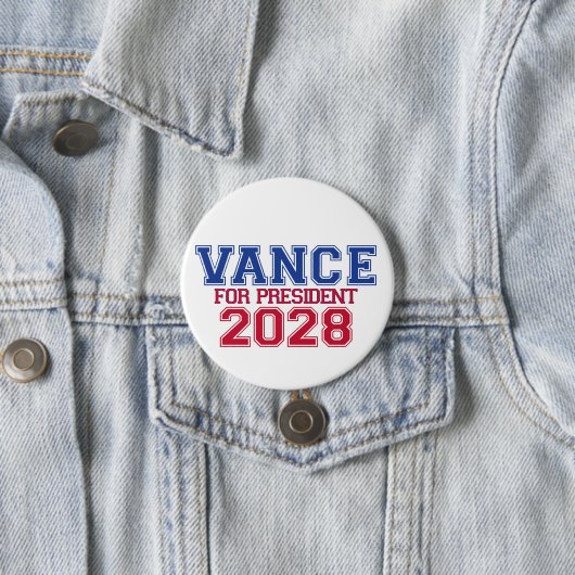 Vance for President (varsity) Button (Beispiel)