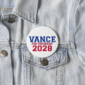 Vance für Präsident (Universitätsmannschaft) Button (Beispiel)