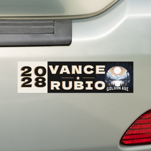 Vance Rubio 2028 Autoaufkleber (Auf Auto)