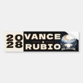 Vance Rubio 2028 Autoaufkleber (Vorne)