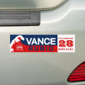 Vance Rubio 2028 Autoaufkleber (Auf Auto)