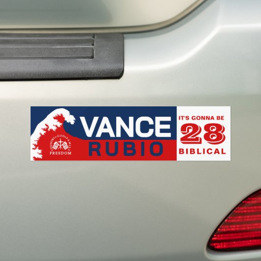 Vance Rubio 2028 Autoaufkleber (Auf Auto)
