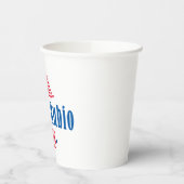 Vance Rubio 2028 (flag) Pappbecher (Links)