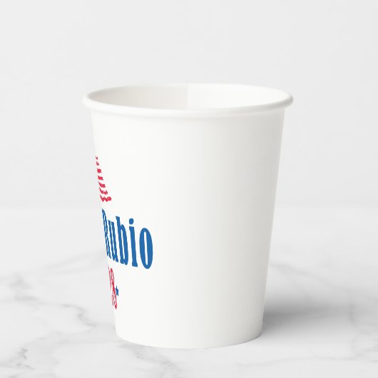 Vance Rubio 2028 (flag) Pappbecher (Links)