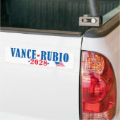 Vance Rubio 2028 (Flagge) Autoaufkleber (Auf Lkw)