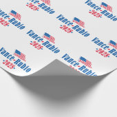 Vance Rubio 2028 (Flagge) Geschenkpapier (Ecke)