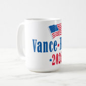 Vance Rubio 2028 (Flagge) Kaffeetasse (Vorderseite Links)