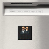Vance Rubio 2028 J D Vance Marco Rubio Präsident 2 Magnet (In Situ (Geschirrspüler))