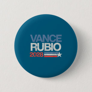 Vance Rubio 2028 Präsident Jd Vance Marco Rubio Us Button