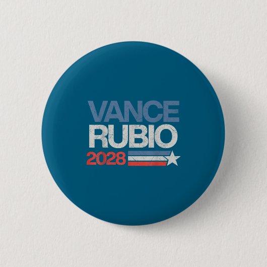 Vance Rubio 2028 Präsident Jd Vance Marco Rubio Us Button (Vorderseite)