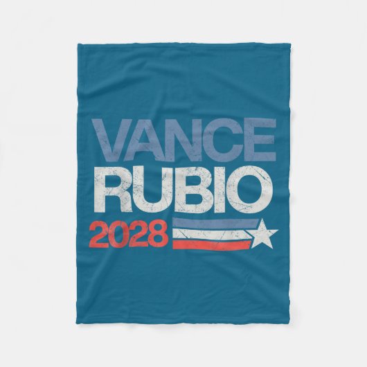 Vance Rubio 2028 Präsident Jd Vance Marco Rubio Us Fleecedecke (Vorderseite)